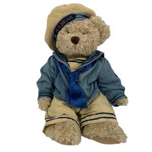 Russ Berrie Reginald S.S. Bear Sailor Collectible Teddy Bear Plush